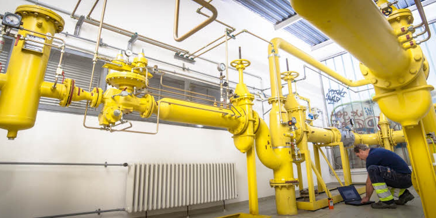 Aufwendige Technik: Blick in eine Erdgasübernahmestation der Bad Honnef AG. Das städtische Unternehmen muss von „L-Gas“ auf „H-Gas“ umrüsten.