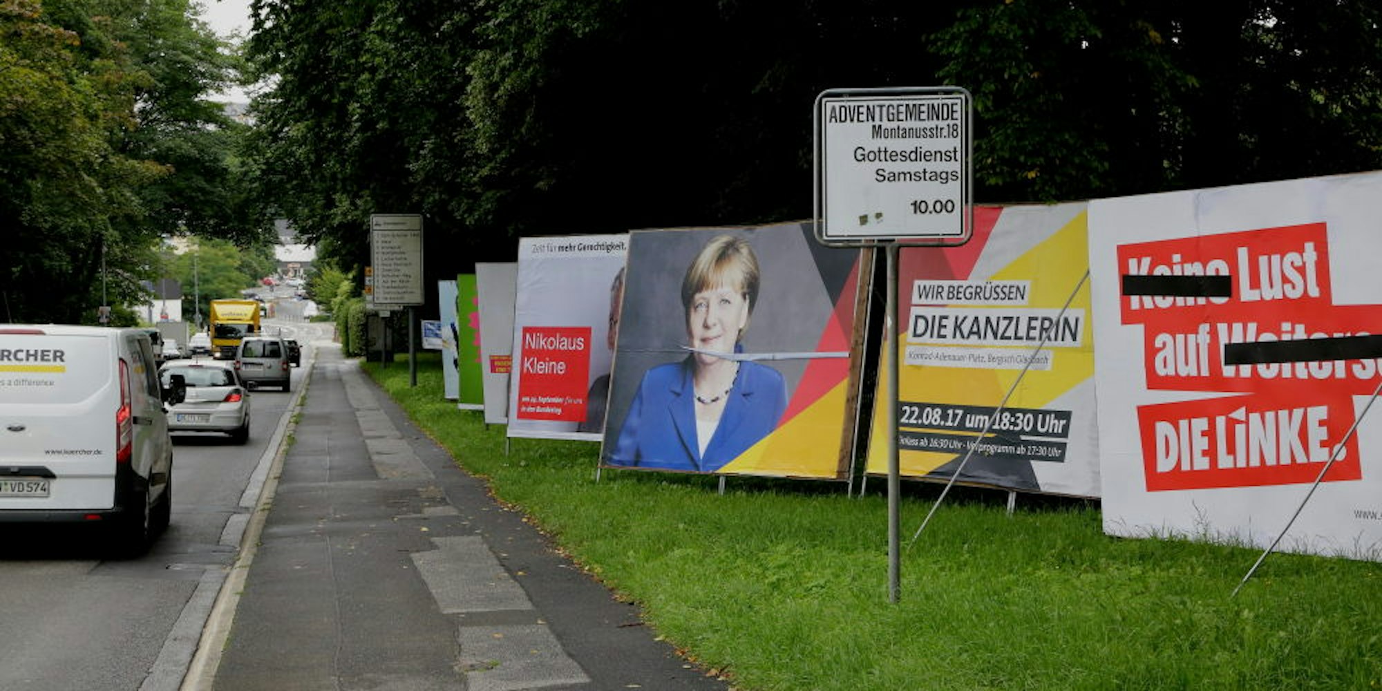 Solche Bilder wie in Bergisch Gladbach soll es in Odenthal zu Wahlkampfzeiten nicht geben.