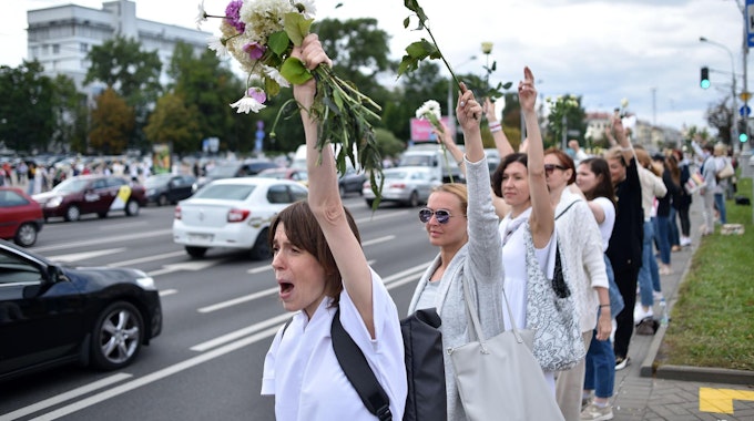 Minsk_Proteste_Frauen