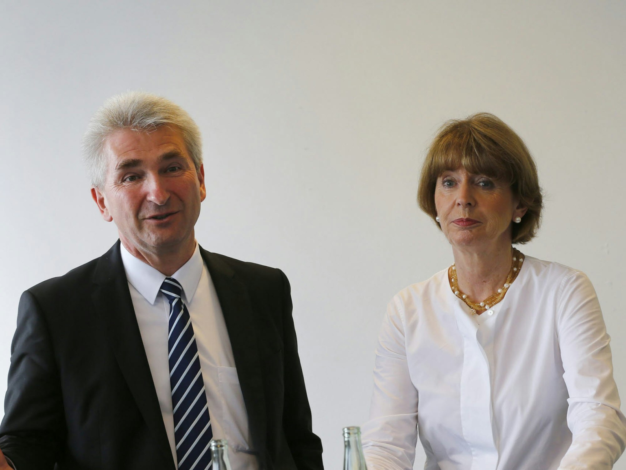 Andreas Pinkwart und Henriette Reker suchten das Gespräch mit Gründern im Mediapark.