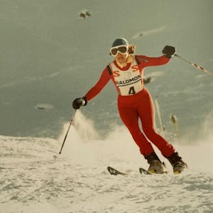 Karin Madel entdeckte bereits in ihrer Kindheit die Leidenschaft für den Skisport. 