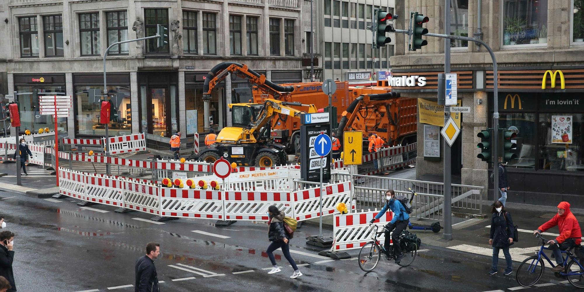 Marzellenstraße gesperrt