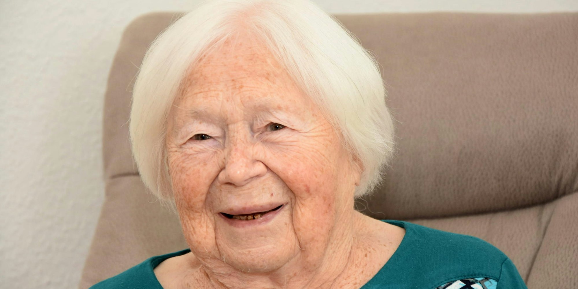 Sybilla Schauf wird 100 Jahre alt.