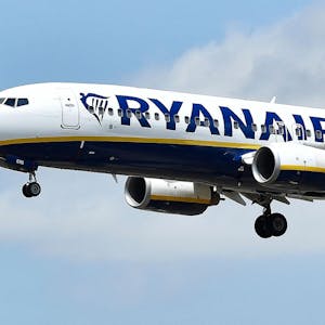 Ryanair Landung Flieger afp