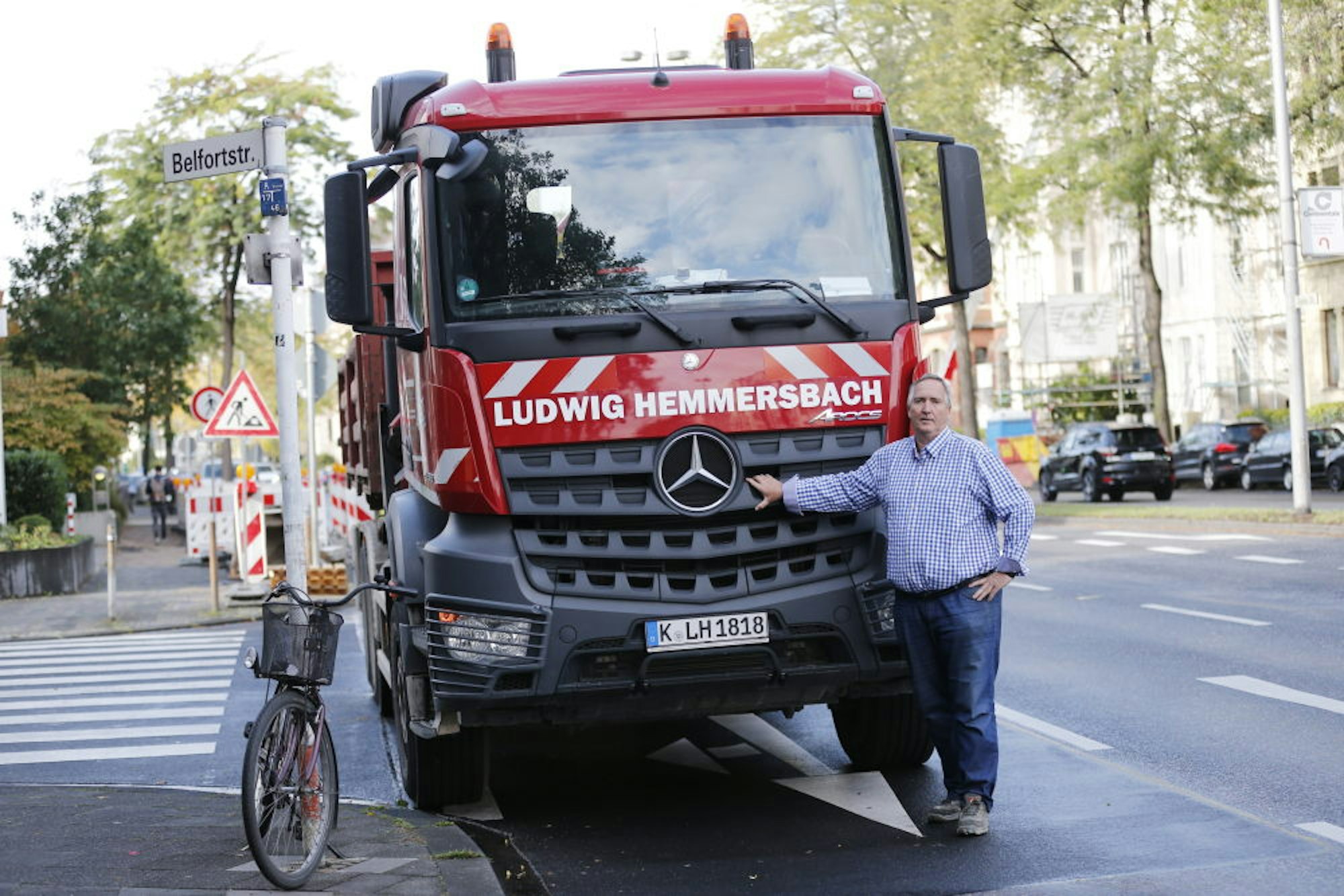 Für Straßenbauer Manfred Liever kommen Elektrofahrzeuge nicht infrage.