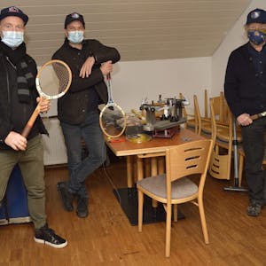 Stefan Pabst, Daniel Malade und Hans Barfknecht (v.l.) vom Bergischen Tennisclub.