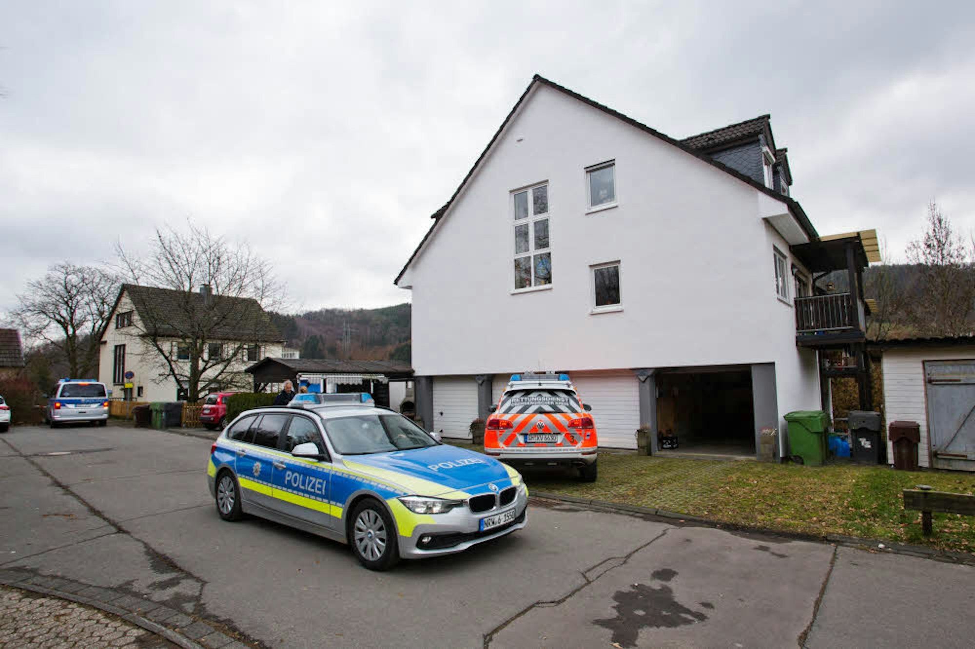 In der Einliegerwohnung des Mehrfamilienhauses an der Flurstraße wurde der tote Mann gefunden. 