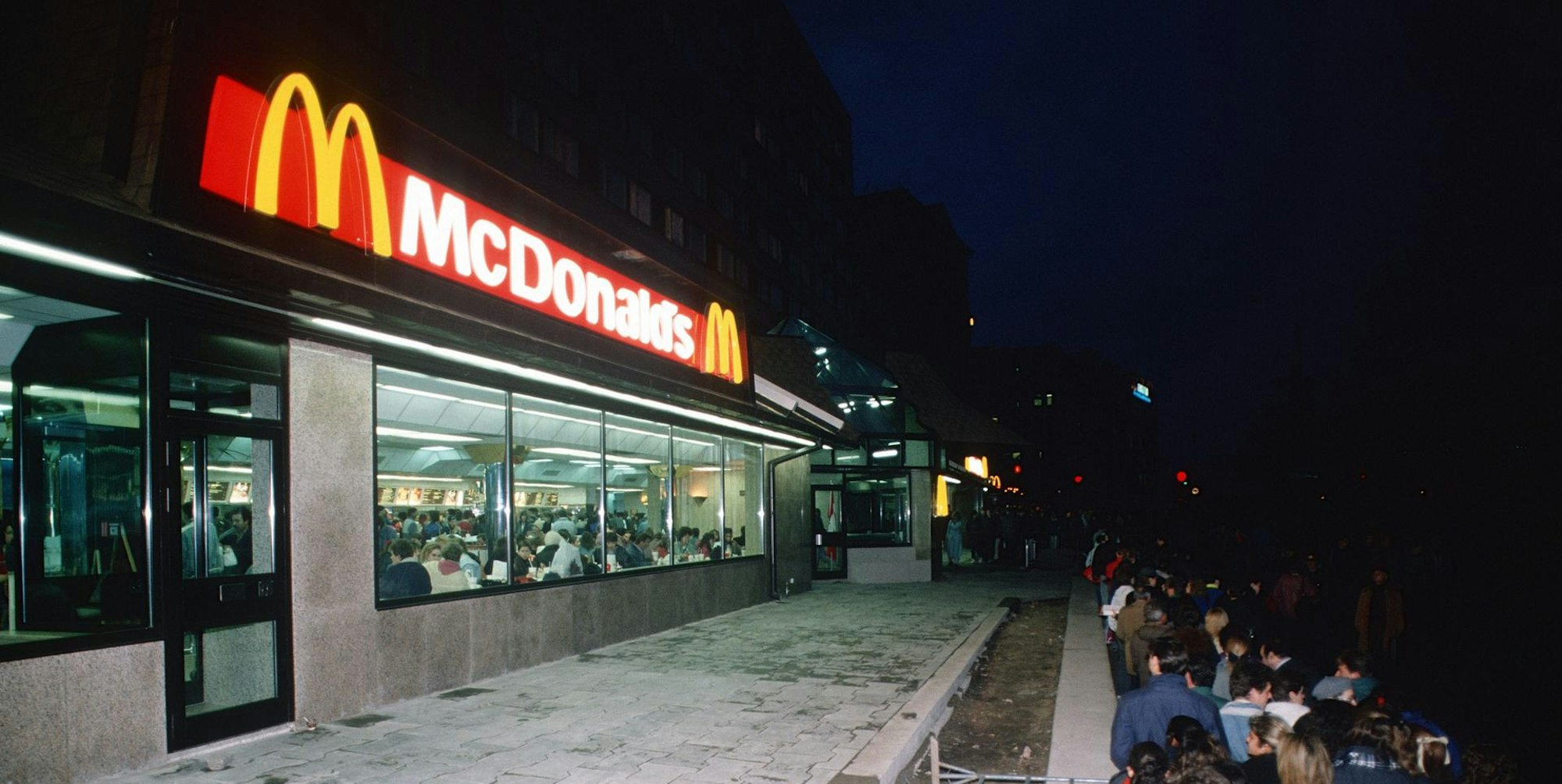 McDonalds erste Filialie Russlan