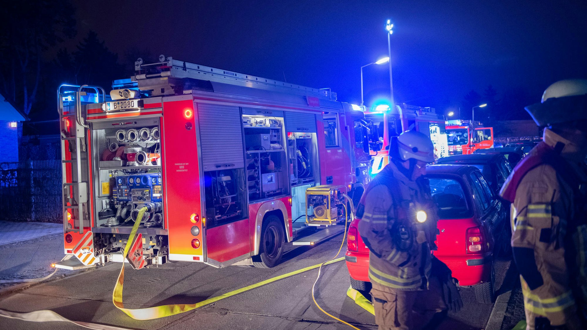 Feuerwehr im Einsatz am 26.12.2018 in Berlin