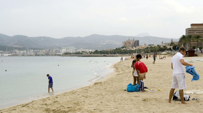 Der Strand Can Pere Antoni in Palma de Mallorca.