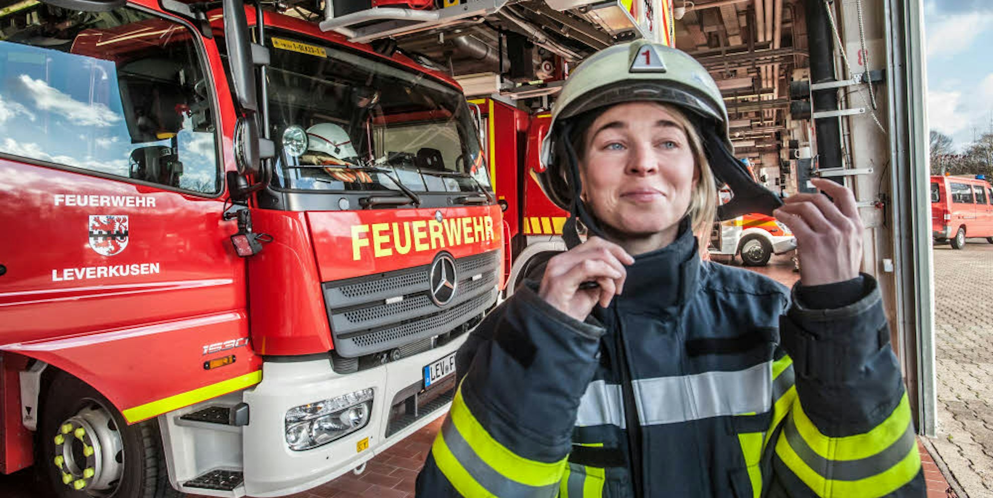 Seit 2014 arbeitet Barbara Wehr an der Feuerwache an der Stixchestraße – sie ist dort die einzige Brandmeisterin.