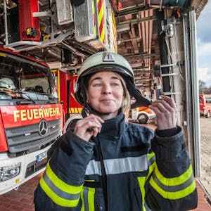 Seit 2014 arbeitet Barbara Wehr an der Feuerwache an der Stixchestraße – sie ist dort die einzige Brandmeisterin.