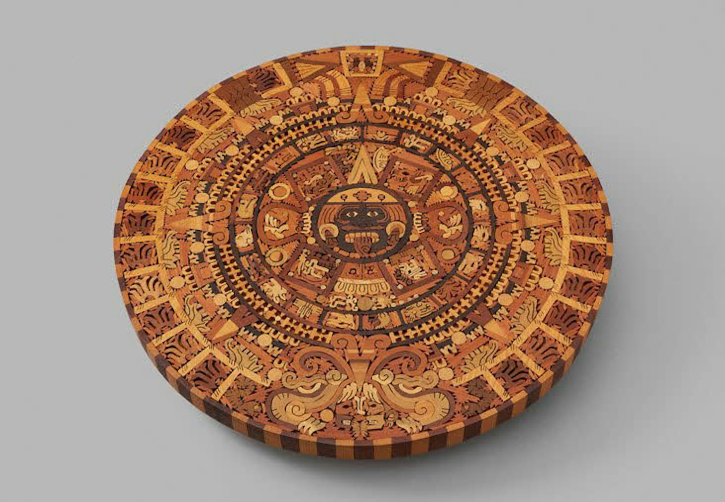 Der „Aztekische Kalender“ aus Mexiko – Reproduktion