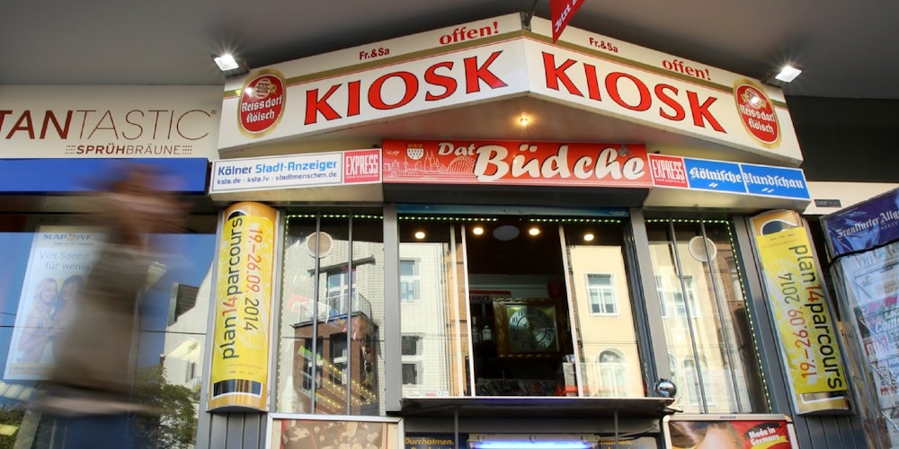 Ein Kiosk an der Aachener Straße