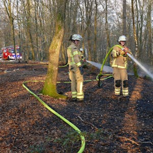 Im Busch zwischen Much-Gibbinghausen und Heinenbusch brannte es auf rund 500 Quadratmetern.